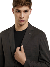 Slim Fit K-Globetrotter Prince of wales Suit